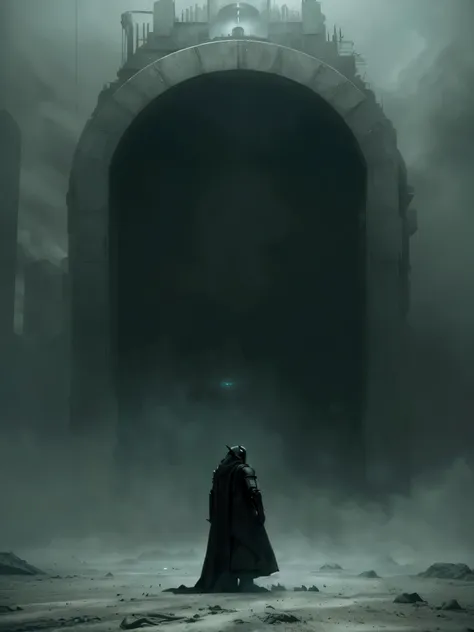 behold, the forbidden doors. out there lies oblivion, magnificent heavenly doors, a truly epic composition, (cinematic lighting)...