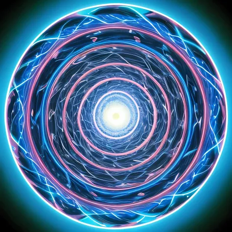 a close up of a blue and white spiral with a light in the middle, fractals!! water, in the astral plane ) ) ), volumetric light from above, magic portal in the sky, swirling water cosmos, spiral heavens, in the middle of the ocean!!!!!, looking up onto the...