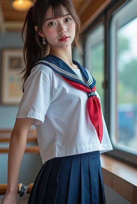 Japanese school girl flux 