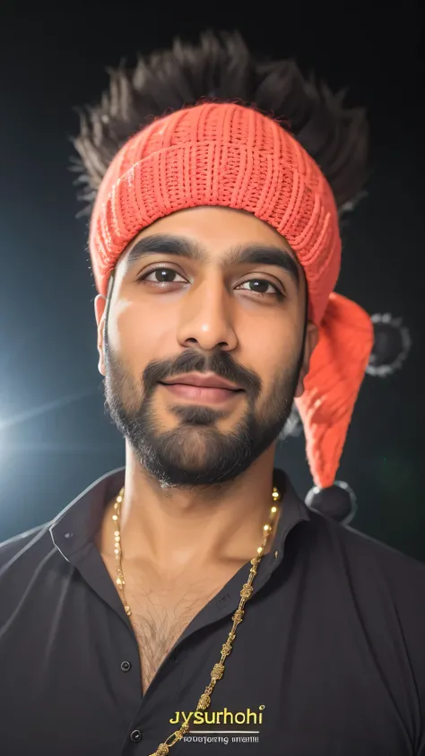 a close up of a man with a beard wearing a headband, 8k selfie photograph, very very low quality picture, inspired by Kailash Chandra Meher, ayan nag, vastayan, headshot profile picture, jayison devadas, without beard, profile pic, inspired by Saurabh Jeth...