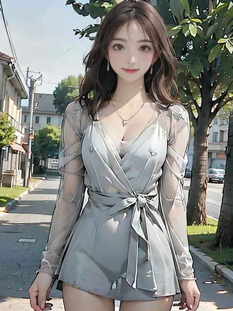 ((((Best Quality))))、(((Ultra-precision CG16K wallpaper)))、(((masterpiece)))、(((Super detailed)))、(((Extreme detail)))、((Mature 24 year old woman、alone:1.8))、((Very beautiful Japanese face))、((Oval Face))、((Straight medium hair:1.6))、(Shiny brown hair)、(Sp...