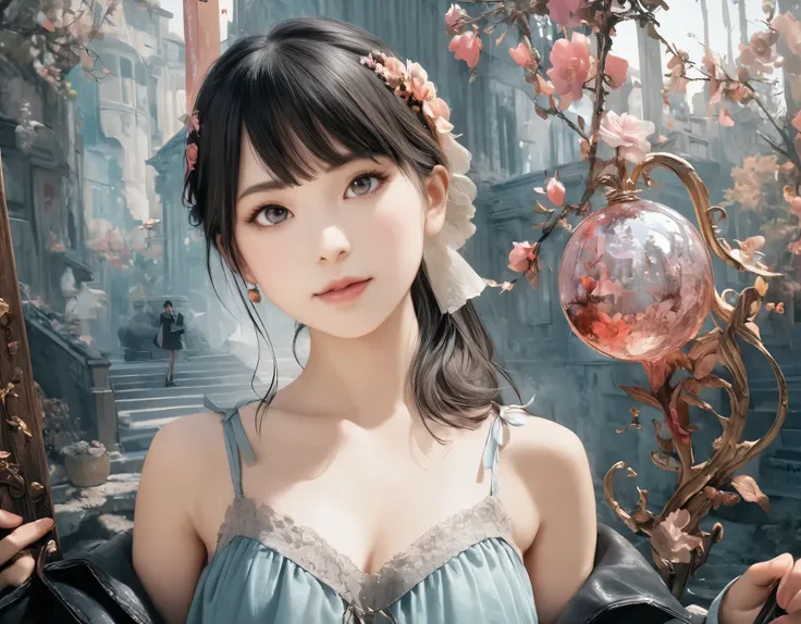 (best quality, 8k, high resolution:1.2), 1girl, surrealism