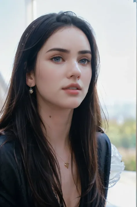 ultra realistic 8k cg, (dark background, delicate pattern, intricate detail, highly detailed, fine details), best quality, (photorealistic:1.4),beautiful lighting, absurdres, RAW photo, film grain, ((medium breasts, slim girl, close-up, portrait)), 1girl, ...
