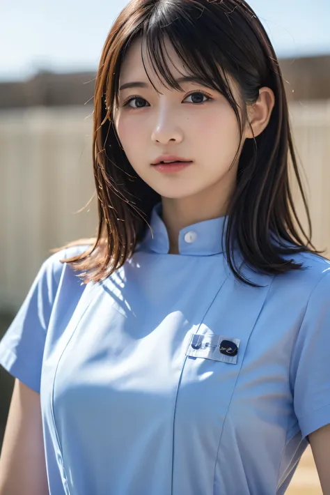 (8k, RAW Photos,Best Quality, High resolution:1.1), (超Realisticな:1.4),(Realistic, Realistic:1.3),The beauty of Japan、nurse、nurseコスプレのマッサージ師、((Upper Body:1.3))