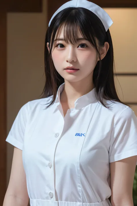 (8k, RAW Photos,Best Quality, High resolution:1.1), (超Realisticな:1.4),(Realistic, Realistic:1.3),The beauty of Japan、nurse、nurseのコスプレのマッサージ師、((Upper Body:1.3))