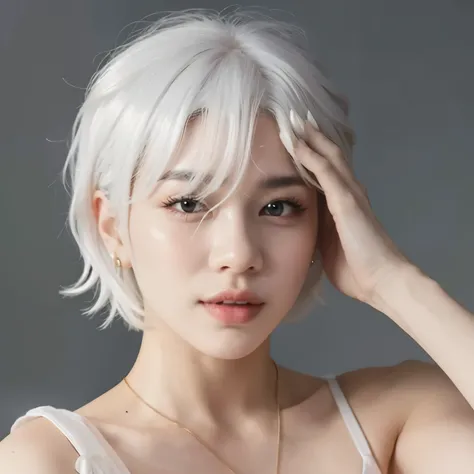Jimin white hair