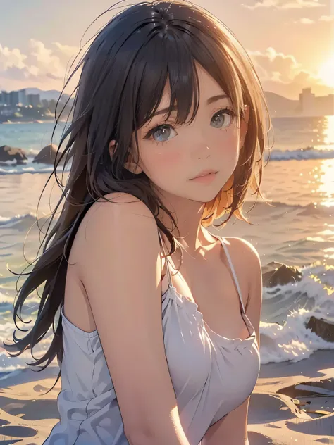 top-quality、超A high resolution、Accurate fingertips, (Photorealsitic:1.4)、Crisp skin、Realistic skin texture, 4K, Photorealism, ultra high resolution, photo, exquisitely beautiful photo, Clear eyes, extraordinary beauty, break, cheek gloss highlights, perfec...
