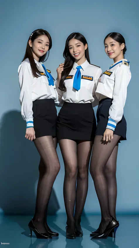 (RAW photo:1.2), (Reality:1.4), Beautiful and delicate woman, Very detailed eyes and faces, A pair of sharp eyes, super detailed , high resolution, Very detailed, best quality on the tree, 8K, masterpiece, best quality on the tree, A group of girls pose...