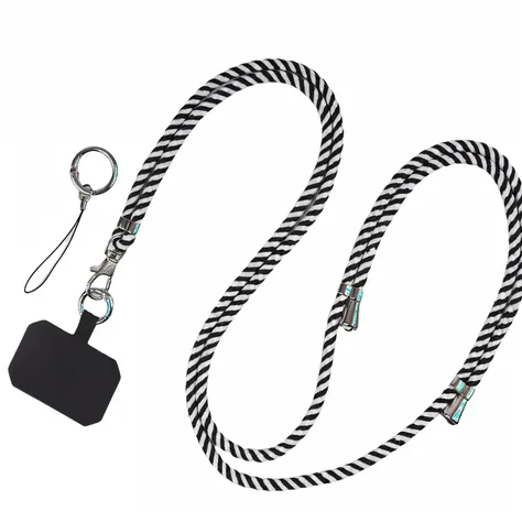 a close up of a dog leash with a metal chain, collar and leash, hanging rope, lasso, product photo, black and white color only, in front of a black background, rope, screen cap, on black background, h 1088, lasso tool, on a black background, floggers, with...