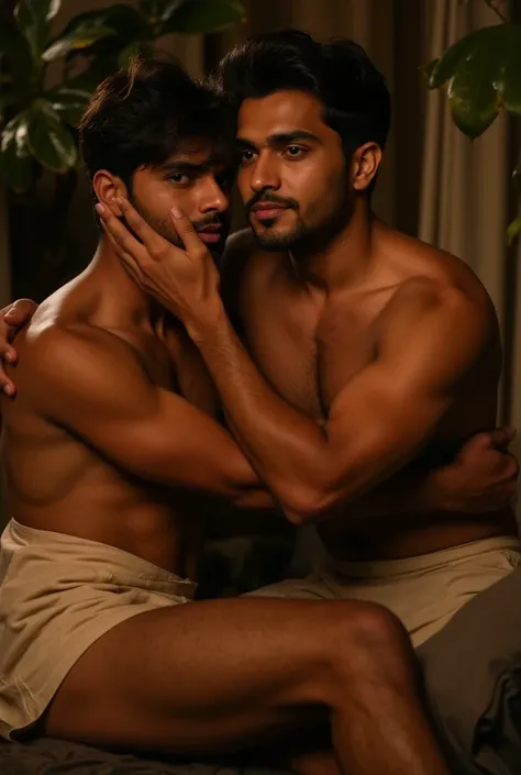 Handsome Indian hindu gay man with a sexy pakistani muslim  gay man 