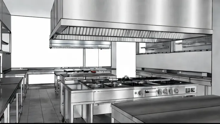 industrial kitchen, high quality images