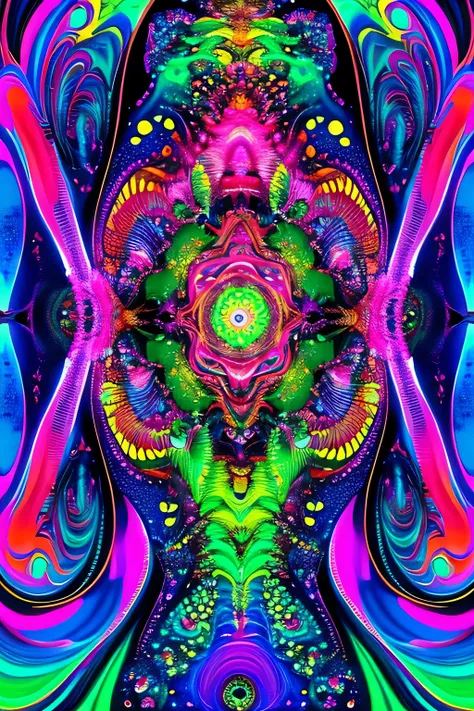 alien psychedelic fractal acid bodhisattva