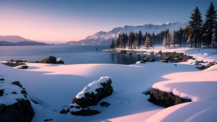 winter,landscape,sea