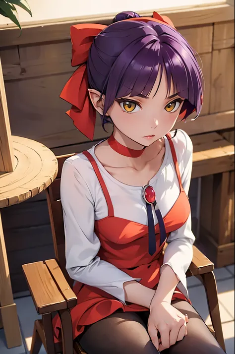 masterpiece,Best Quality, Best Quality, Perfect Skin, Beautiful Attention to Details ,Detailed face,((Perfect human structure))Dynamic Lighting,One Girl,View your audience, NMM1, Catgirl, Catgirl (Gegege no Kitaro 6), One Girl, Purple Hair, Yellow Eyes, A...