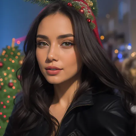 a close up of a woman with long black hair wearing a black jacket, bella poarch, profile pic, portrait sophie mudd, dasha taran, profile image, angelina stroganova, anastasia ovchinnikova, kailee mandel, valentina remenar, anna nikonova aka newmilky, julia...