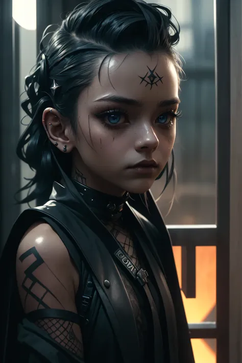 ultra realistic, sydney sweeney, future soldier, killer, murderer, evil, badass, High Detail, Ultra Detail, 8K, Ultra High Resolution. bare skin, bare shoulders, bare stomach, bare legs, bare arms. naked, nude, glistening sweat covered skin. bondage straps...