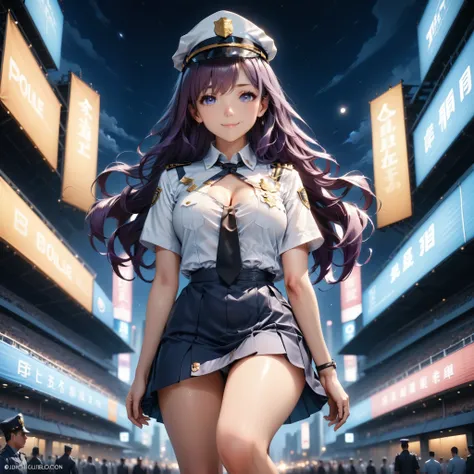 Masterpiece, 4k, HDR, full HD, (best quality), (ultra detailed), (only), (extremely delicate and beautiful fabric), intricate ANIME TYPE, best quality, 1girl, very expressive eyes, deep purple hair , hyper beautiful face, purple hair, perfect anatomy, shin...