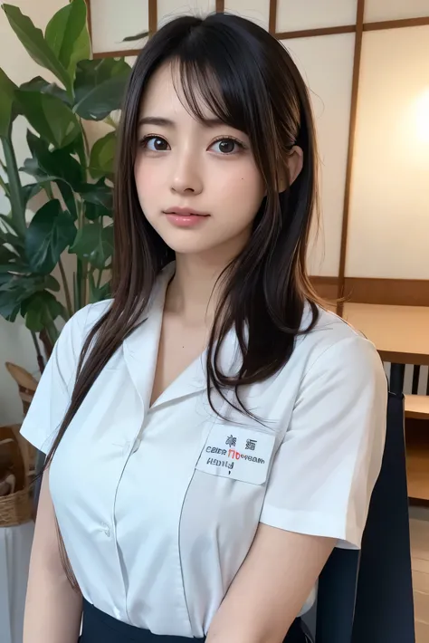 (8k, RAW Photos,Best Quality,  high res:1.1), (超Realisticな:1.4),(Realistic, Realistic:1.3),The beauty of Japan、nurse、nurseコスプレのマッサージ師、(( upper body:1.3))