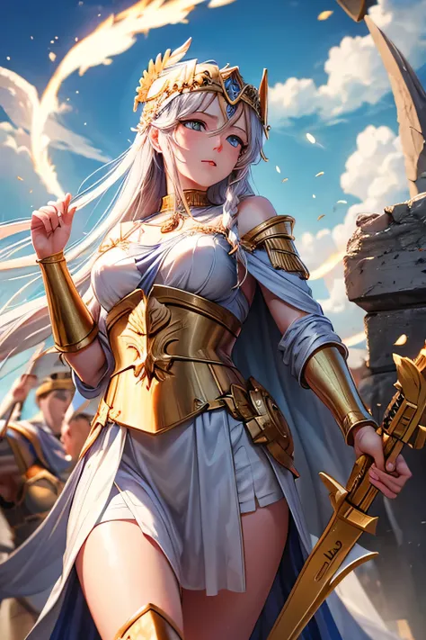 Athena, goddess of war in Greek mythology