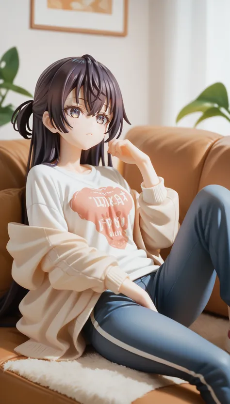 medium breasts, sit on the sofa, Yuki Suou - Alya Sometimes Hides Her Feelings in Russian