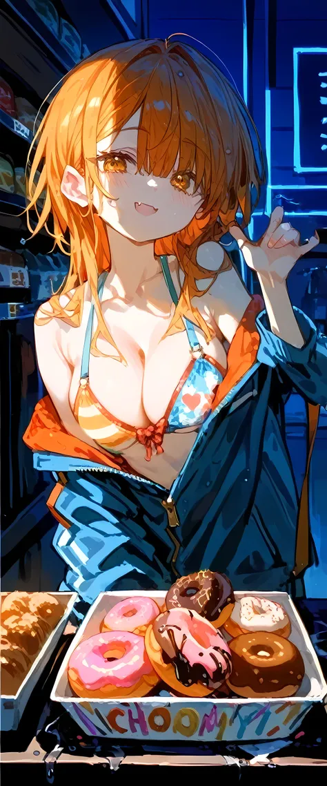 Big Breasts My colorful and cute underwear is about to fall off