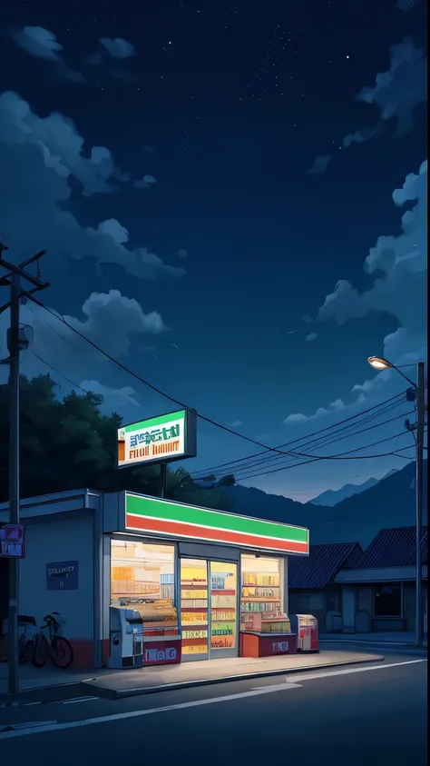 landscape,Convenience store