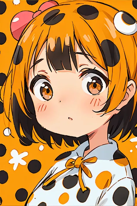 Yayoi Kusama&#39;s hyper-realistic colorful style,  simple line acronym ，Abstract art，(((The most beautiful girls in the world))), Chibi, The best smile, Colorful hearts,  cute design , Sports Fashion, (((rose))), 