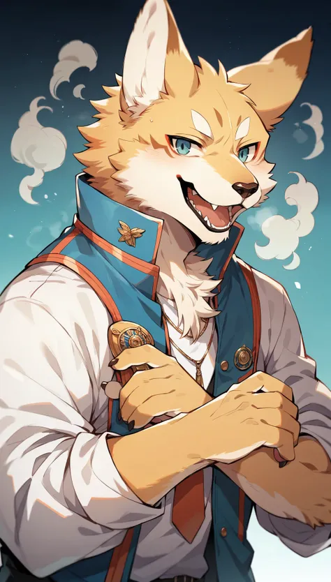 rating_safe, score_9, score_8_up, score_7_up, score_6_up, score_5_up, score_4_up, hires, cover page, absurdres, figma, Steam punk, Beautiful World Heritage, boys, Happy, joyful(Photos of solo travelers)(kemono, furry anthro)