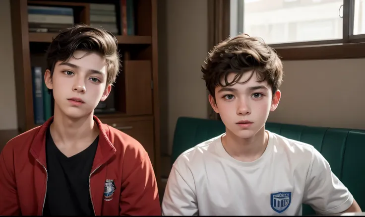 In a small town,  two 16-year-old boys , Lucas and Mateo ,  attended the same institute . 