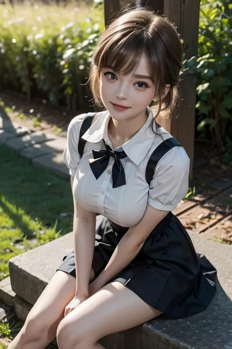 Perfect appearance. Top quality. High resolution.
High quality photos. Photos that are in correct focus.
Correct human anatomy. Correct hand shape.

She is a high school student.

Her face looks a lot like that of YouTuber Ella Freya.

Too beautiful girl. ...