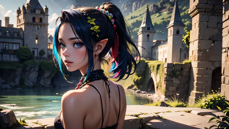 masterpiece, newest, absurdres, masterpiece, highly detailed, beautiful anime, lineart, realistic anime, semi realistic, extremely cute, ((very aesthetic, best quality, ultra detailed)), (perfect face, cute face, like face), fantasy background, extreme col...