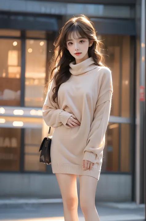 outfit-gls
sweater
high-waist skirt
long skirt (asian beauty), ((full body)), (night, starry sky, space scene), (slim athletic f...