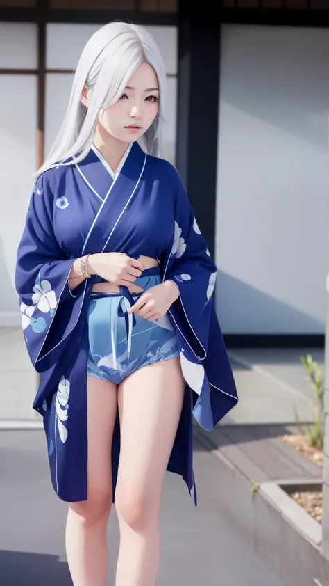 SkirkGI, red eyes, long hair, white hair, blue hair, hair ornament,
BREAK ((blue japanese clothes, kimono,yukata,(Closed_Clothes:1.4),jewelry:1.5))
BREAK view from below, morning city, street,
BREAK (masterpiece:1.2), best quality, high resolution, unity 8...