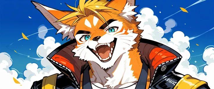 rating_safe, score_9, score_8_up, score_7_up, score_6_up, score_5_up, score_4_up, hires, cover page, absurdres, figma, Steam punk, Beautiful World Heritage, boys, Happy, joyful(Photos of solo travelers)(kemono, furry anthro)