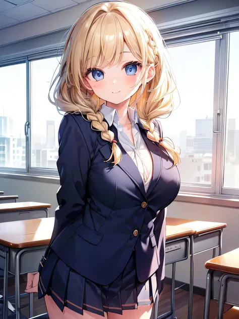 Masterpiece,Best Quality,(Super Detail),Perfect Lighting, Highly detailed CG,Super detailed,(Highly detailed eyes,Very cute face,Highly detailed face:1.3),Beautiful Anime Girl,(Solo Girl),(Super huge :1.2),(Sensual,Glamorous:1.4),(Blonde,Medium Hair,Twin b...