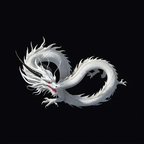 White dragon， Chinese Dragon