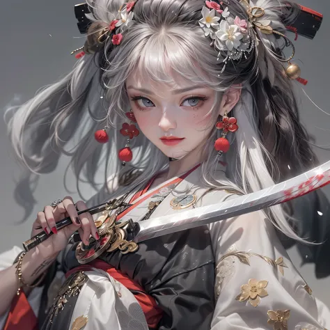 Original image created on October 8, 2024.
Oiran warrior