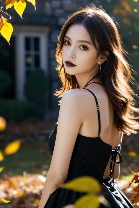 1 girl, ( Shes wearing a gothic black dress :1.2), (Gothic Makeup), A very beautiful portrait of a Japanese singer , (RAW Photo Best Quality), (Realistic, Realistic:1.4), (masterpiece),
very detailed , 2k wallpaper, is amazing, finely, very detai...