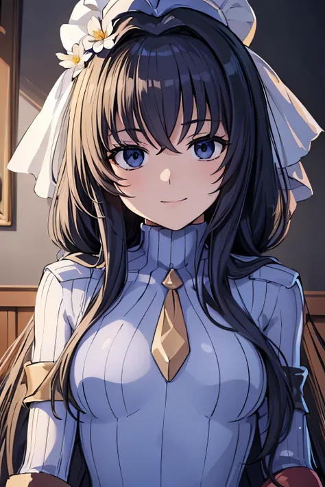 masterpiece, highest quality, (highest quality), (best illustrations), 8k,face close up,on the bed, {{{masterpiece}}}, {{{best quality}}}, {{Super detailed}}, {{very delicate and beautiful}},smile,DOLLSUIT,{{{best quality}}}, {{Super detailed}}, masterpiec...