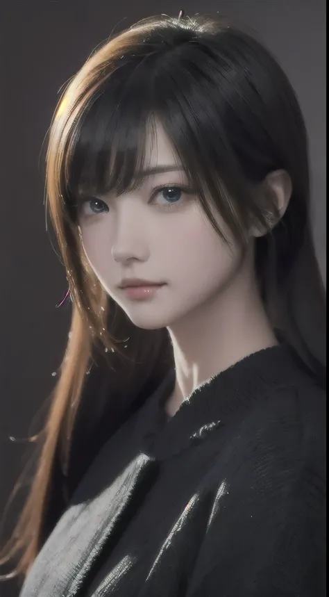 masterpiece, 1 beautiful girls, detaileds, Swollen eyes, top-quality, 超A high resolution, (Reality: 1.4), OriginalPhotographs, 1girl in, movie lighting, (A smile:0.6), japanes, Asian Beauty, Korean, Proper, very extremely beautiful, Slightly younger face...
