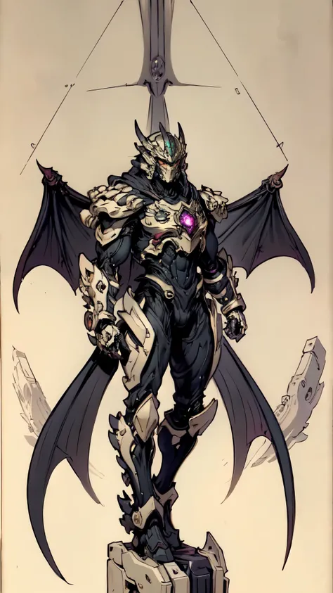 (masterpiece:1.5, best quality:1.5, extremely delicate:1.5, dynamic angle:1.5), ((male:1.5)), Biomimetic humanoid Mecha, green eyes, fully enclosed shoulder guards, matching arm and leg guards, gemstone, full body, full armor, the design balances heavy wit...