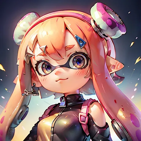 (( Splatoon Girl 1))、(( face that has been impatient the whole time:1.4))、((Facing forward、Front-Facing Eyes ))、((throw))、((ecstatically face:1.3))、((the above:1.2))、 golden tentacle hair 、from the front、From the front、Open your mouth a little、 sharp face ...