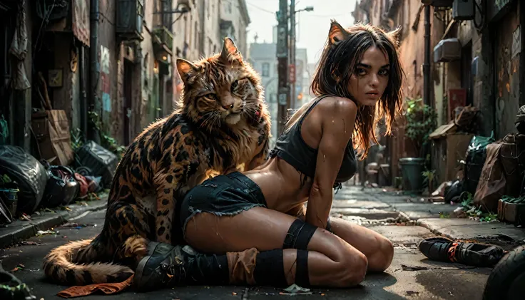 feline woman