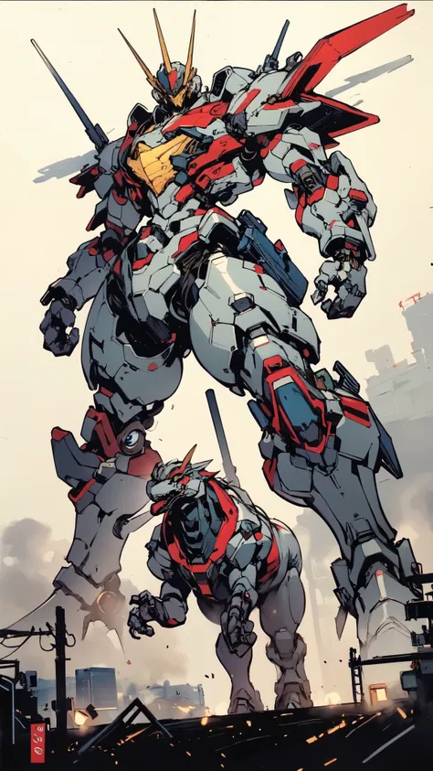 (masterpiece:1.5, best quality:1.5, extremely delicate:1.5, dynamic angle:1.5), ((male:1.5)), Biomimetic humanoid Mecha, green eyes, fully enclosed shoulder guards, matching arm and leg guards, gemstone, full body, full armor, the design balances heavy wit...