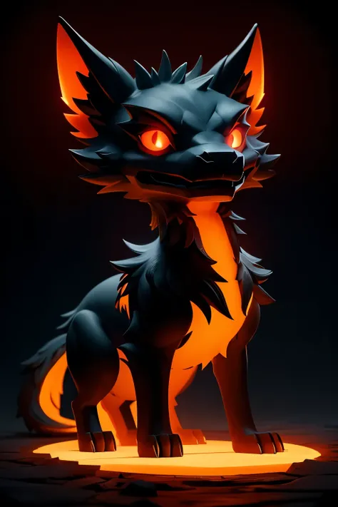 Ammit ,Pile of s,disaster々Aura of freshness,Underworld Aal ,(Backlight:1.2),Small silhouette,Red glowing eyes looking at me