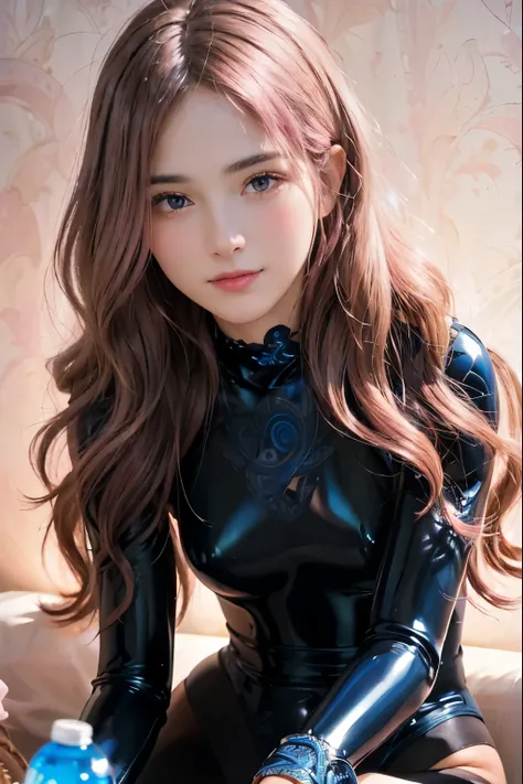 (8K, top-quality, masterpiece:1.2), (realistic, photorealistic:1.37), (super detailed), (one girl), (highly detailed), (beautifully detailed eyes), (of the highest quality), (masterpiece), (detailed face), (20yr old), (pink hair, long hair), (medium breast...