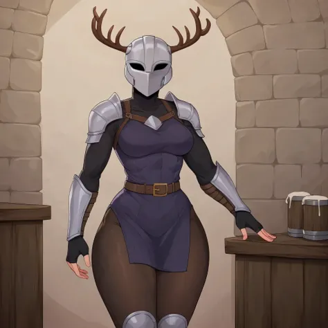 Remove helmet and antlers