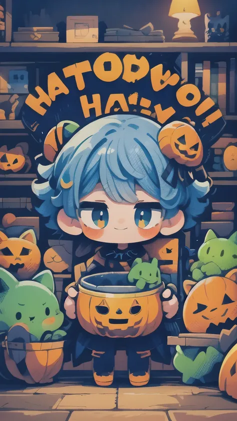 a smiling cute monster boy, adorable monster boy, halloween monster, spooky cute monster, whimsical monster, monstrous creature, monster boy with large eyes, monster girl with colorful hair, monster girl in a playful pose, monster boy with a friendly expre...