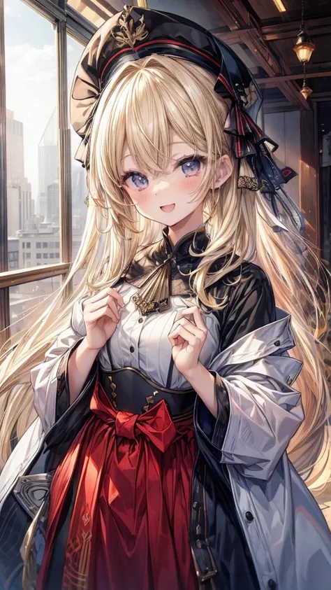 Muidetagjada、Best quality、 Picture quality has been improved 、masterpiece、8k、Anime Face、A kind smile、Open your mouth、Blonde Hair Color