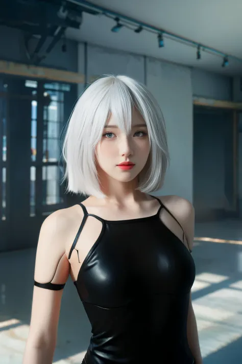  best quality,tmasterpiece,Ultra-high resolution,Clear face,（Reality：1.4），(RAW photo)，cold light，(upper body photo:1.5), (photorealistic:1.50), anime wallpaper, Guviz style artwork, fantasy close-up to magic, by Yang J, Guviz, beautiful artwork illustratio...